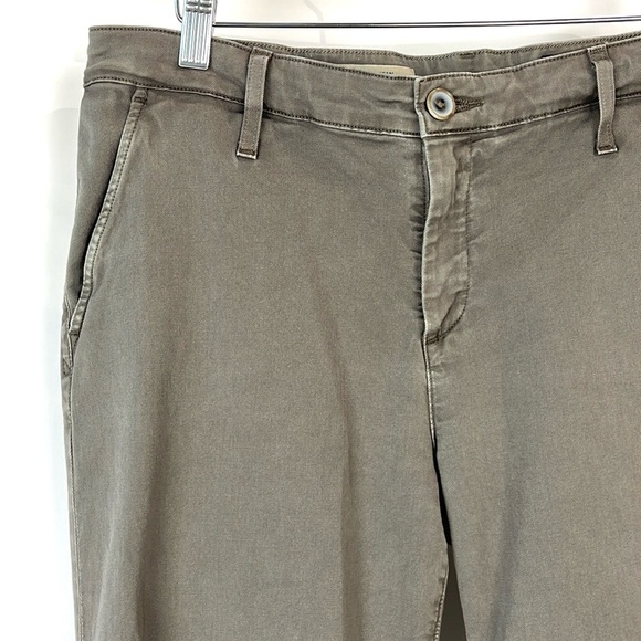 AG Adriano Goldschmied Tristan Sulfur Dark Truffle Tailored Trousers - Picture 4 of 10